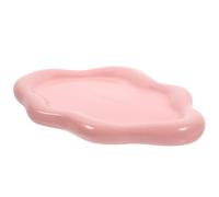 Lurrose Plateau à Bijoux en Céramique Forme Nuage, Multifonctionnel et Élégant, pour Rangement Délicat en Boutique de Bijoux ou Salle de Bain