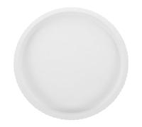 Lurrose Plateau à roulettes pour Plantes en Pot Rond Blanc 250, Support Mobile avec Plateau Épais pour Jardin Intérieur et Extérieur, Accessoire Jardinage Pratique pour Déplacer