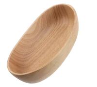 Lurrose Plateau De Service De Nourriture Porte-fruits Séchés Bol à Fruits Plateau De Service En Bois Chocolate