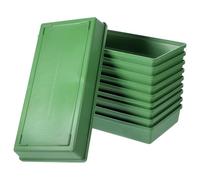 Lurrose Plateaux en Mousse Plastique Vert 10 Pièces pour Fixation de Fleurs Grande Capacité Utilisés Lors de Décorations de Mariage et Grandes Manifestations