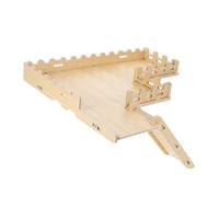 Lurrose Plateforme Bois pour Cage Hamster avec Échelle et Barrière Plateforme Escalade Robuste pour Petits Rongeurs Exploration Naturel pour Hamster Gerbille et Souris