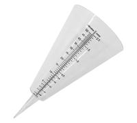 Lurrose Pluviomètre Décoratif de Jardin en Plastique Réutilisable, Cône pour Mesurer Précipitations Jusqu'à 35cm, Outil Précis pour Pelouse et Recherche Climatique