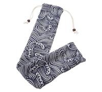 Lurrose Pochette étui portable en tissu bleu pour batteurs, sac léger pour maillets et balais, support pliable adapté aux percussionnistes en déplacement