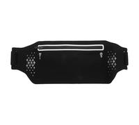 Lurrose Pochette Téléphone Portable Sport Banane Ajustable pour Fitness Ceinture Course Unisexe Étanche Léger avec Bandes Réfléchissantes pour Sécurité