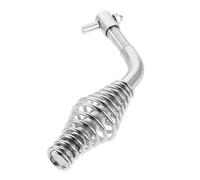 Lurrose Poignée de Porte pour Poêle Vintage Poignée Métallique Résistante Chaleur avec Ressort Compatible pour Chaudières Poêles à Bois et Foyers Extérieurs