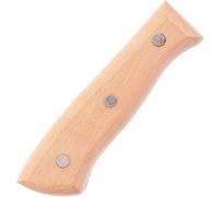 Lurrose Poignée de Rechange en Bois D’olivier 3 Trous pour Cutter Cuisine, Manche Antidérapant Ergonomique pour Couteaux de Légumes, Accessoire Pratique et Résistant pour Remplacement