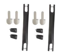 Lurrose Poignées De Valise De Voyage Rechange Élégantes en Plastique Robuste Poignée Transport Valise pour Bagages Accessoires Remplacements 2 Pièces