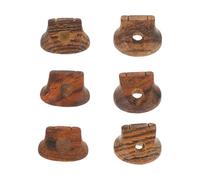 Lurrose Ponts erhu durables en bois, 6 pièces, accessoires pour erhu, structure solide, adaptés aux instruments de musique et usage quotidien Couleur Aléatoire