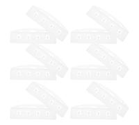 Lurrose Porte-Badge Vertical Transparent Rigide 20 Pièces Demi-Carte PC Étui Protection Accès Rapide Bandes Magnétiques pour Étudiants et Professionnels au Bureau L'École