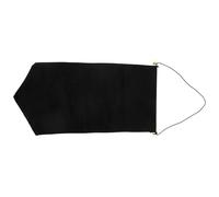 Lurrose Porte-badges Mural en Bois et Polyester, Bannière Décorative Noire Taille M, Organisateur Suspendu pour Broches, Médailles et Bijoux, Support Mural Pratique pour Rangement