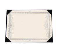 Lurrose Porte-certificat de bureau : Couverture de présentation en carton 12 x 9 pouces - Couverture de présentation avec chevalet dos - Pochette de de bureau avec support pour et salle de classe