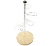 Lurrose Porte-cônes à Dessert en Acrylique 8 Trous, Support Stable pour Cornets de Crème Glacée et Sushi, pour Marchés et Restaurants
