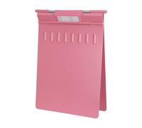 Lurrose Porte-documents en Plastique Portable avec Fermeture Sécurisée, Couleur Rose, pour Usage Médical et Tournées Hospitalières pour Professionnels de Santé