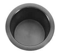 Lurrose Porte-gobelet en Acier Inoxydable Brossé Noir Nickel, Insert Porte-gobelet pour Canapé, Support pour Grandes Bouteilles et Canettes, Accessoire Multifonction pour Salon et