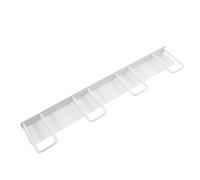 Lurrose Porte-tasses Mural Acier Blanc Support Emplacements pour Tasses Organiseur Mural pour Cuisine et Bar Séchage et Rangement Robuste