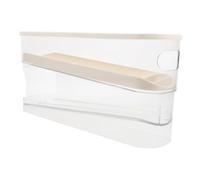 Lurrose Porte-œufs Pour Réfrigérateur Avec Couvercle Transparent Conception Biseautée Pour Glissement Facile Organisateur Œufs