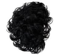 Lurrose Postiche Bou ourt Synthétique Noir pour Homme Taille Unique Résistant la Chaleur Cosplay Fête Carnaval Théâtre