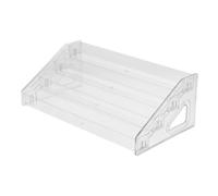 Lurrose Présentoir à Cartes Acrylique Transparent Pour Vœux Vernis à Ongles Et Rangement Exposition Sur Meuble