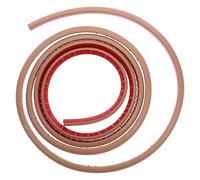 Lurrose Profilé Flexible Quart de Rond en PVC, 3 Mètres, Moulure Adhésive pour Sols, Escaliers et Plinthes, Protège L'Usure Saleté, Installation sans Colle