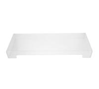 Lurrose Protection Clavier en Acrylique Transparent, Housse Anti-poussière Étanche, Taille Moyenne 475x175x48mm, Couverture de Protection pour Clavier D’Ordinateur, Accessoire pour
