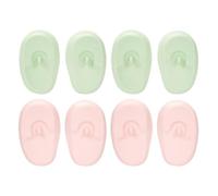 Lurrose Protège-oreilles en Silicone Étanche pour Teinture Capillaire - 4 Paires Résistants la Chaleur, Protections Auditives Réutilisables Unisexes pour Coiffure et Coloration