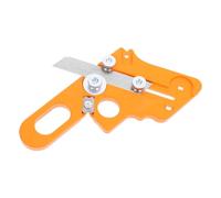 Lurrose Rabot Manuel Réglable pour Travail du Bois Lame Alliage R1,5 Outil de Finition pour Placage de Chants, Affleureuse de Chants Portable, Outil Polyvalent pour Menuiserie et