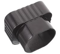 Lurrose Raccord de Descente de Gouttière en Matériau Robuste Adaptateur 60X80 MM vers 75 MM pour Évacuation des Eaux Pluviales Villa Protection Anti-Obstruction