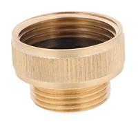 Lurrose Raccord de Tuyau Laiton Pouce Femelle à Pouce Mâle Adaptateur Fileté Étanche pour Raccord Rapide de Tuyau Arrosage Connecteur Réparation Flexible de Jardin Facile à Installer