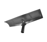 Lurrose Racleur à Sol en Acier Manganèse 50 Cm - Pelle de Nettoyage Robuste Multifonctionnelle pour Exploitation Agricole, Grattage des Déjections Bovines et Volaille, Outil Manuel