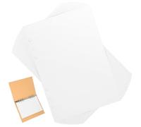 Lurrose Recharge Papier Autocollant Réutilisable A5 50 Feuilles Détachables Double Face 6 Anneaux pour Classeur D'autocollants, Fourniture Scrapbooking pour Album Collection et Insertion