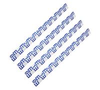 Lurrose Règle de Mesure du Niveau d'eau Surveillance Rapide et Précise 4 Pièces en Polystyrène Bleu Structure Arquée, Autocollante et Réfléchissante pour Piles de Ponts et Cours d'eau