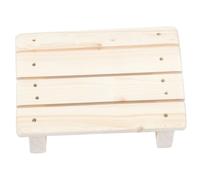 Lurrose Repose-Pieds en Bois Pratique pour Bureau Tabouret de Relaxation Antidérapant Support Confortable Pieds Charge Bureau Maison