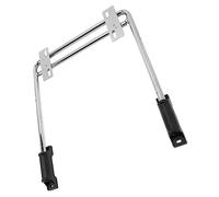 Lurrose Repose-Pieds Réglable pour Chaise De Bureau Ergonomique Coussin De Pied Rétractable Support De Pratique Accessoire pour Chaise Pivotante Bureau Travail à Domicile
