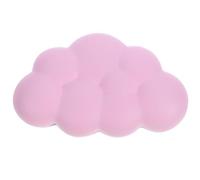 Lurrose Repose-poignet Nuage en Mousse à Mémoire de Forme Rose, Coussinet Ergonomique pour Souris de Bureau, Support Souple et Confortable pour Usage Bureautique et Gaming