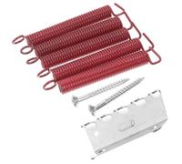 Lurrose Ressort de Chevalet de Trémolo Rouge en Métal Non Corrosif Griffe et Vis pour Guitare Électrique Style Vintage St, Texture Lisse et Brillante Plusieurs styles