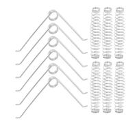 Lurrose Ressorts de Remplacement en Acier Inoxydable V pour Sécateurs et Ciseaux de Jardinage, Lot de 20 Pièces, Compatibles Élagueuses, Ressorts de Cisaillement pour Entretien Jardin,