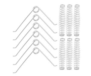 Lurrose Ressorts de Remplacement en Acier Inoxydable V pour Sécateurs et Ciseaux de Jardinage, Lot de 20 Pièces, Compatibles Élagueuses, Ressorts de Cisaillement pour Entretien Jardin,