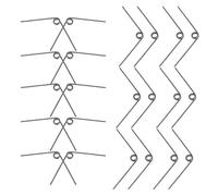 Lurrose Ressorts de Torsion en V en Acier Inoxydable 25 Pièces pour Sécateur D’élagage à Perche, Kit de Remplacement pour Ébrancheurs de Jardin, Accessoires Solide pour Taille Précise