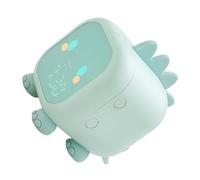 Lurrose Réveil Numérique Vert pour Garçon et Filles, Horloge Électronique Multifonction Alarme Vocale et Fonction Snooze, Réveil D'garçon et Filles Éducateur du Sommeil, Horloge de Table