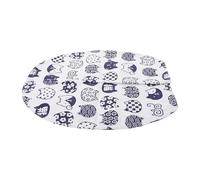 Lurrose Rideau pour Bac à Litière de Chat en Coton et Lin avec Fermeture à Contact, Design Silencieux et Installation Facile pour Enclos de Salle de Bain