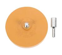 Lurrose Roue de Décapage en Caoutchouc 1 Pièce, Meule à Polir Rotative Souple, Outil Rotatif Abrasif pour Polissage Voiture Perceuse, Accessoire de Polissage Auto Léger et Solide