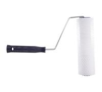 Lurrose Rouleau Anti-bulles 9 Pouces pour Chape Autonivelante, Rouleau à Pointes en Plastique Pe, Outil de Revêtement de Sol en Latex, Dispositif Antimousse pour Peinture Époxy, Finition