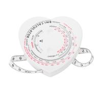 Lurrose Ruban à Mesurer Bmi de Cœur 1,5 Mètre en Plastique Blanc avec Haute Précision pour Mesure du Tour de Taille et Surveillance Santé Fitness