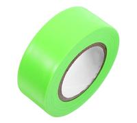 Lurrose Ruban de Marquage Fluorescent en Polyester Non Adhésif, 1 Rouleau 2,5 Cm X 30 M, Réutilisable pour Sols et Espaces de Travail en Intérieur