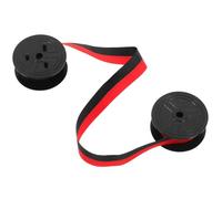 Lurrose Ruban Encreur pour Machine à Écrire Fonctionnelle, Nylon Bicolore Noir et Rouge, Compatible Gr24 Gr41 Gr51, Installation Simple, Adapté à Usage Bureautique