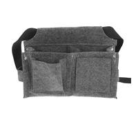 Lurrose Sacoche à Outils Utilitaire Gris Grosse Taille en Feutre Résistant Ceinture Ajustable, Pochette Multi-Poches pour Menuisier et Électricien, Organisateur Pratique Couleur Aléatoire