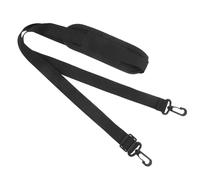 Lurrose Sangle de Rechange Réglable pour Paquet Ordinateur Portable Épaulette Rembourrée en Nylon Noir, Bandoulière Confortable et Solide, Compatible Sac de Transport et Sacoche de Voyage