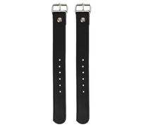 Lurrose Sangles de Panier de Vélo en Cuir Noir Installation Solide et Design Ajustable Adaptées pour Panier de Vélo Décoration