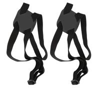 Lurrose Sangles Élastiques de Fixation Longueur Réglable Lot de 2 pour Bagages en PU Ultra-léger pour Voyage et Usage Quotidien