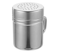 Lurrose Saupoudreuse à Épices Réutilisable en Acier Inoxydable avec Poignée, Shaker à Sucre Moyen 6,8x9,5 Cm, Distributeur pour Pâtisserie et Cuisson, Agitateur à Mailles Fines pour